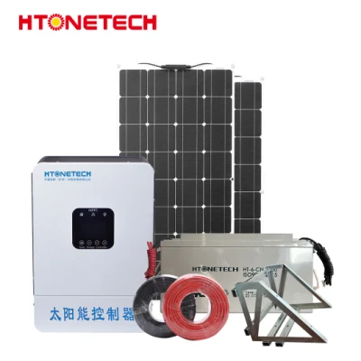 Htonetech 3kw 8kw 10kw fuera de la red Sistema solar Kit completo Fábrica China 8kw 10kw 54kw Sistema de energía solar para el hogar de alquiler