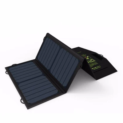 Panel solar flexible de 21 W con 2 cargadores USB de 5 V