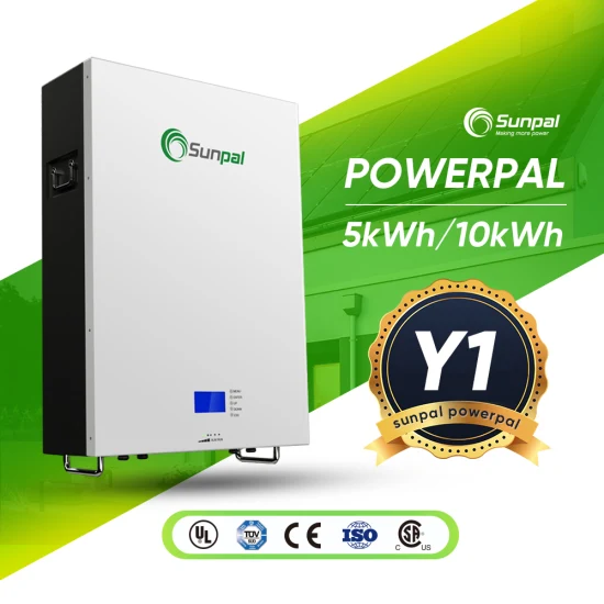 Batería de litio de pared de energía Sunpal 10kw LiFePO4 48V 200ah de alta calidad