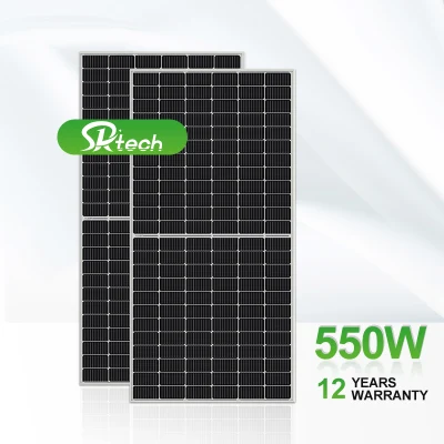 Panel solar plegable mono o polivinílico flexible de 550 W con panel solar portátil de alta calidad para su uso